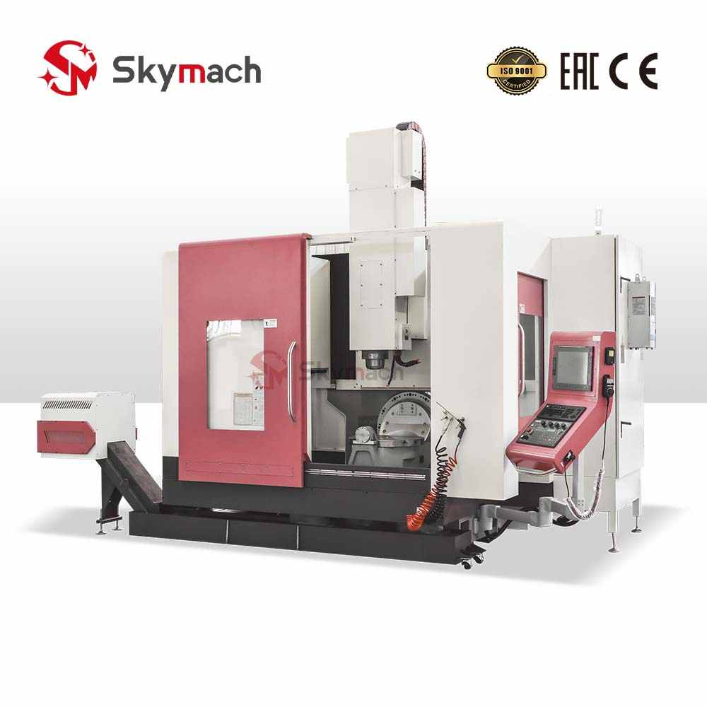 Image of the Skymach BR-WZ650 (AR-WZG50) 5-axis CNC machining center in an industrial setting