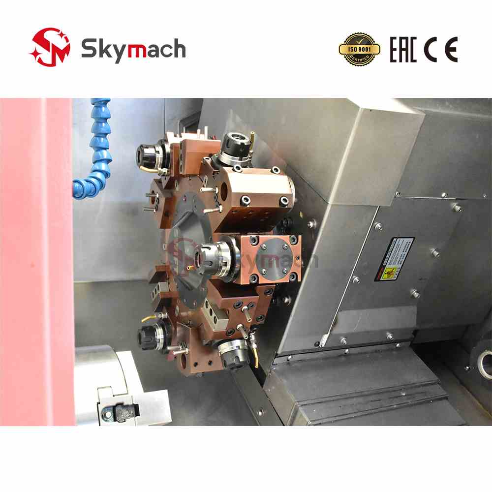 Advanced BR160LDY CNC lathe with integrated spindle and precision guidance system.