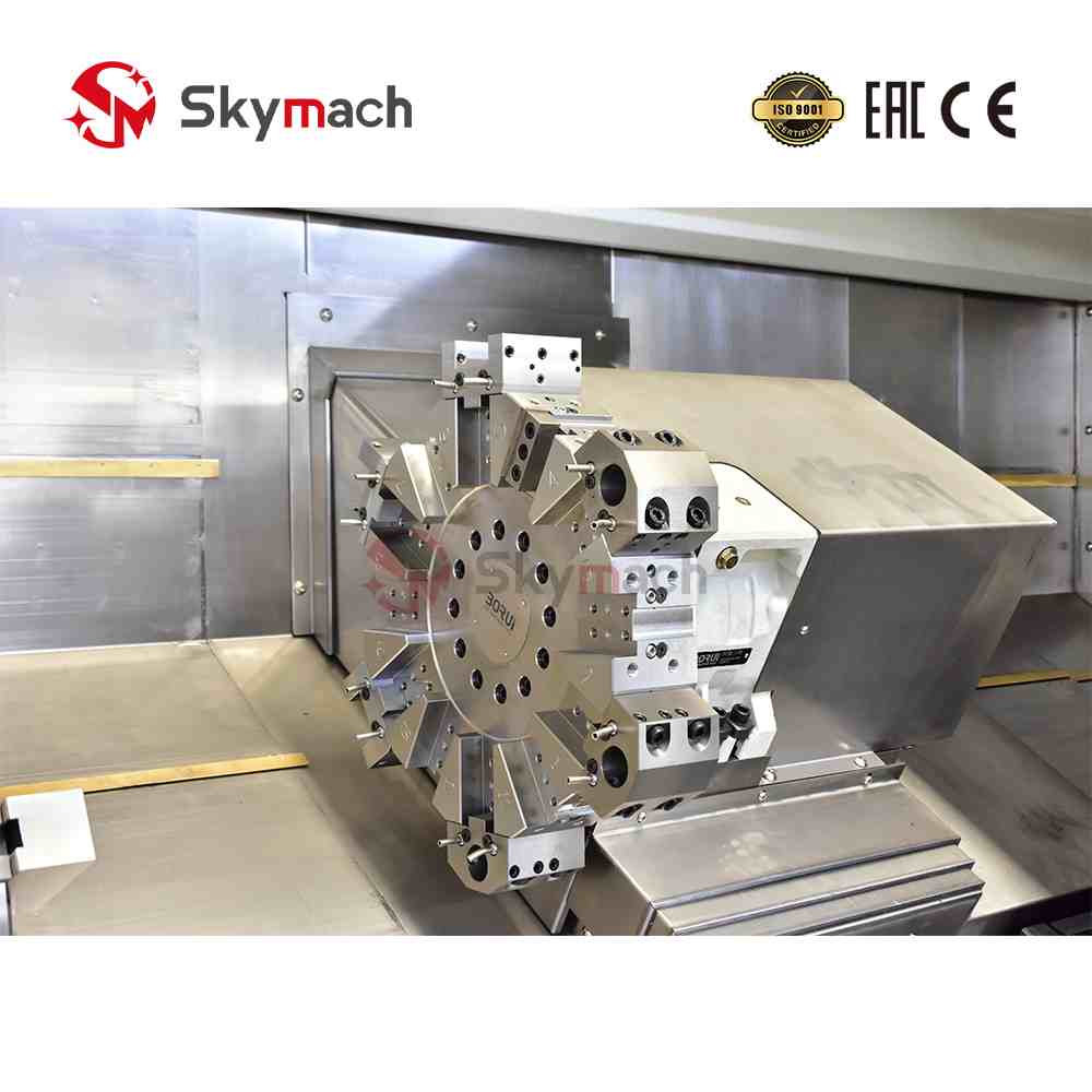 Operator-friendly BR570 CNC lathe with intuitive controls and accessible design.