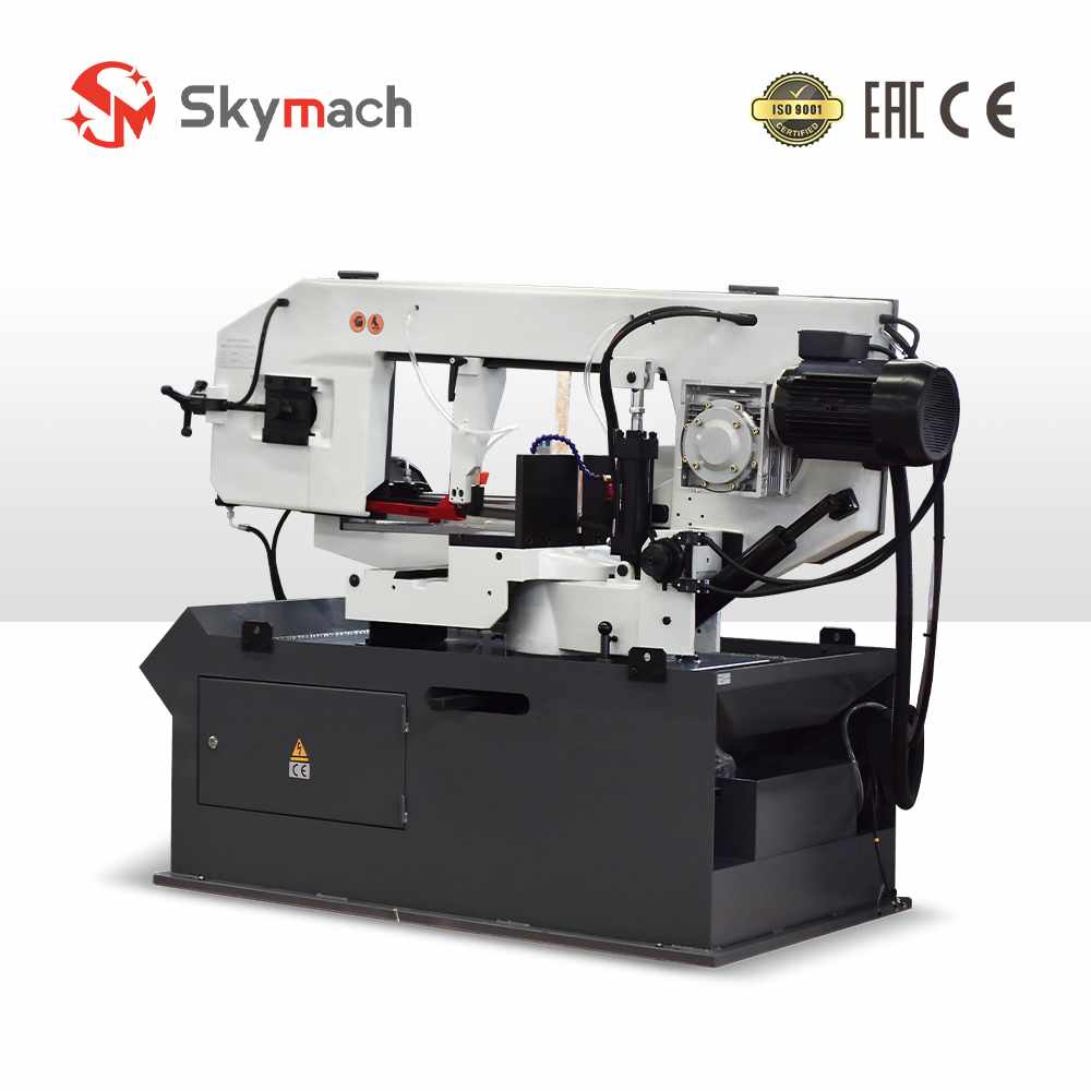 Heavy-duty BS426G Horizontal Bandsaw for continuous production cutting of large metal stock.