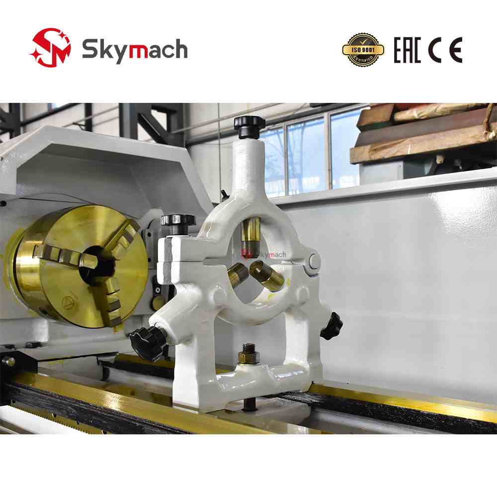 Robust C6140X-1500 gearhead lathe with 1-meter bed capacity for workshop operations.