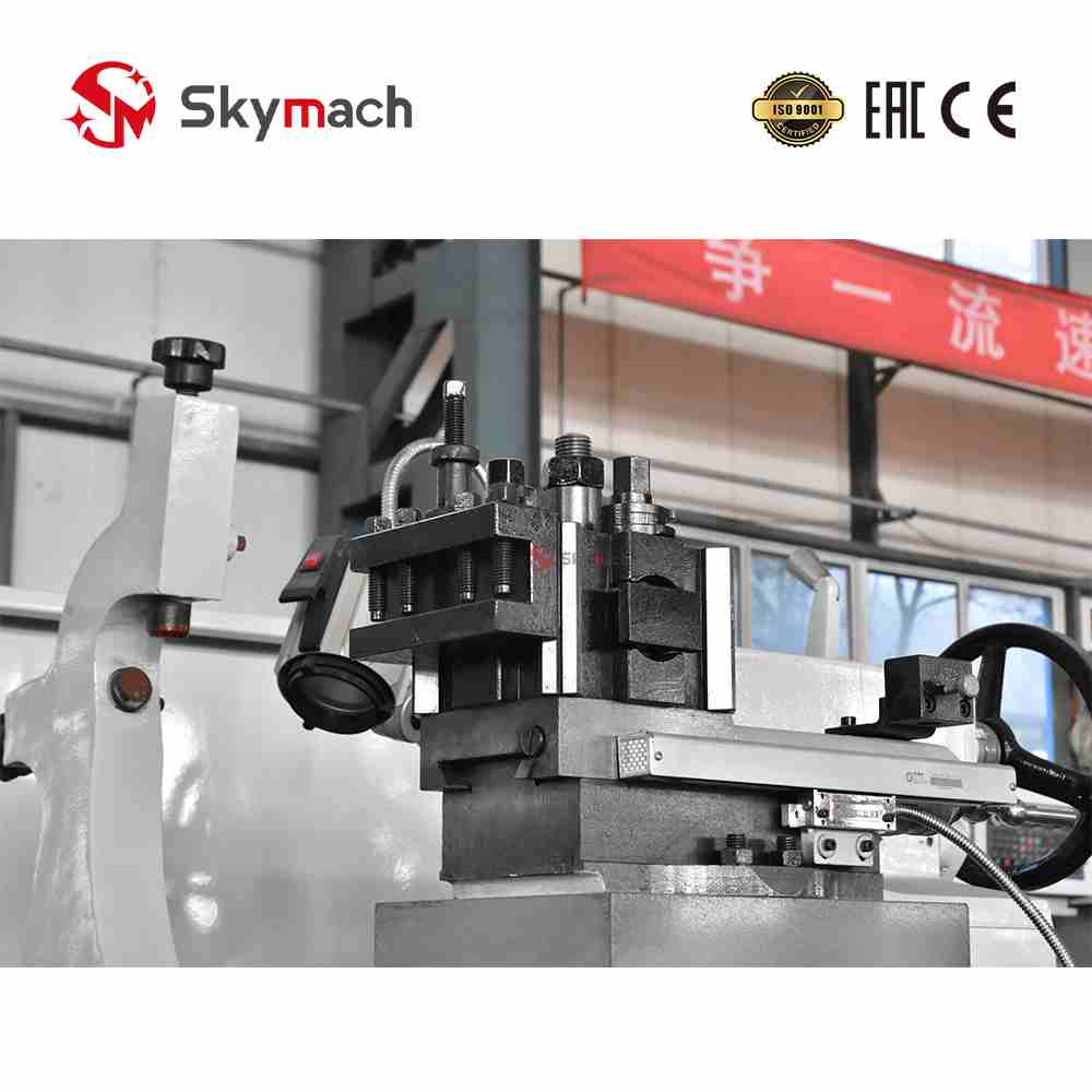 Heavy-duty CA6150-1000 lathe with gap bed for large diameter turning operations.