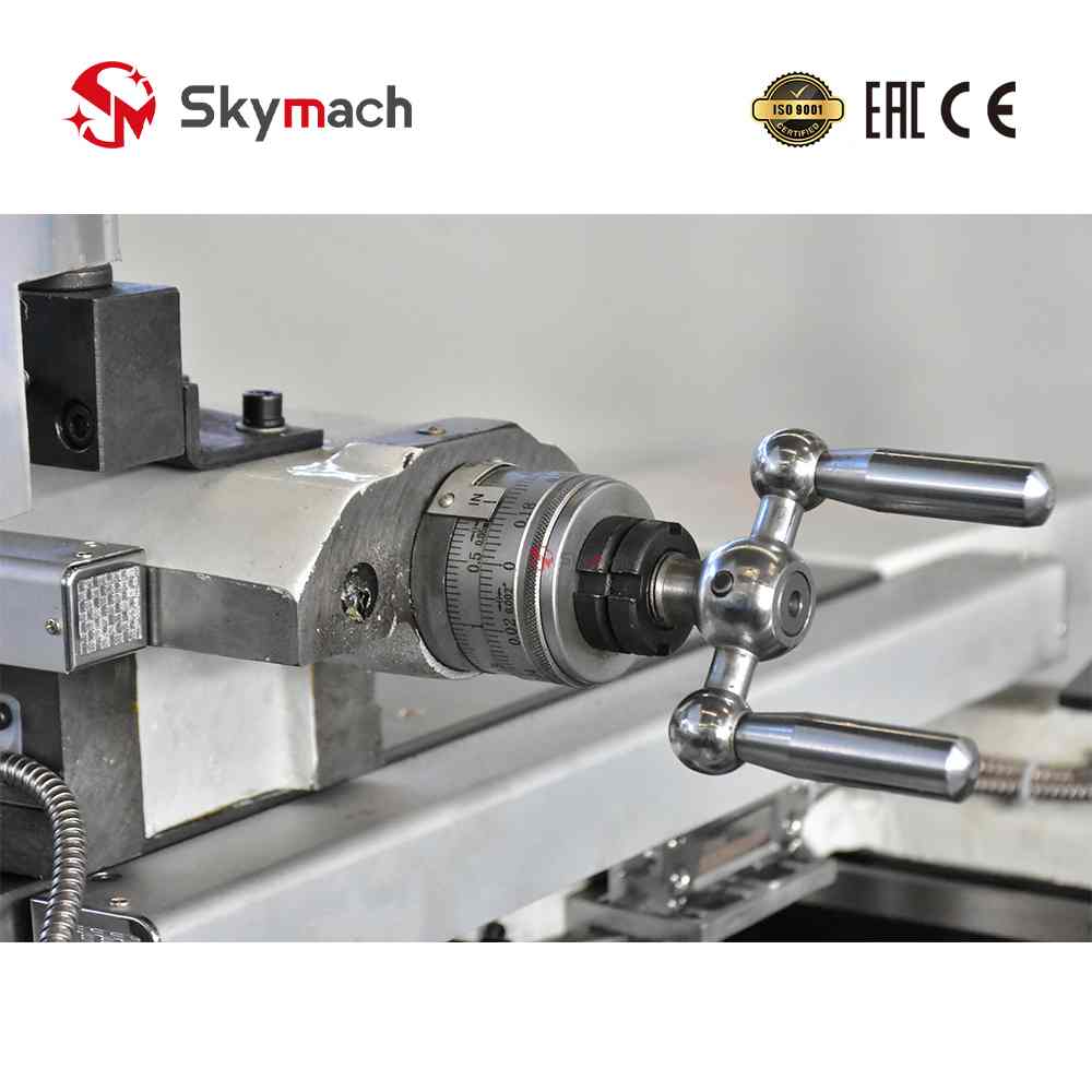 Versatile CA6250B-2000 service lathe for equipment maintenance and part fabrication.