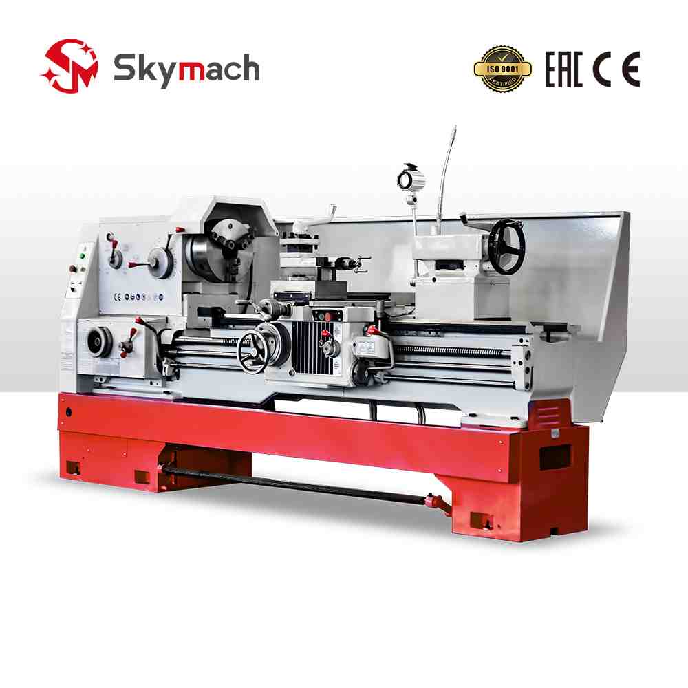 Multi-purpose CA6266C-1500 lathe with taper turning capability for diverse operations.