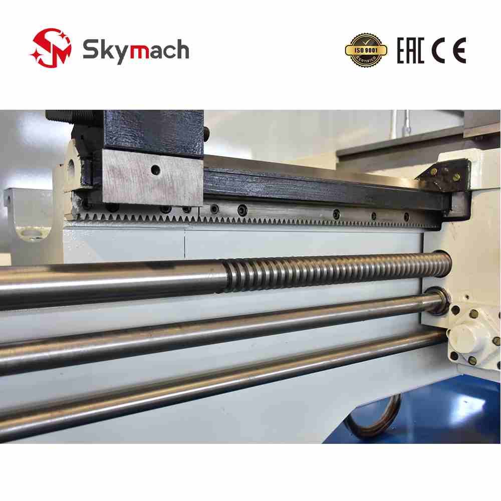 Multi-purpose CA6266C-1500 lathe with taper turning capability for diverse operations.