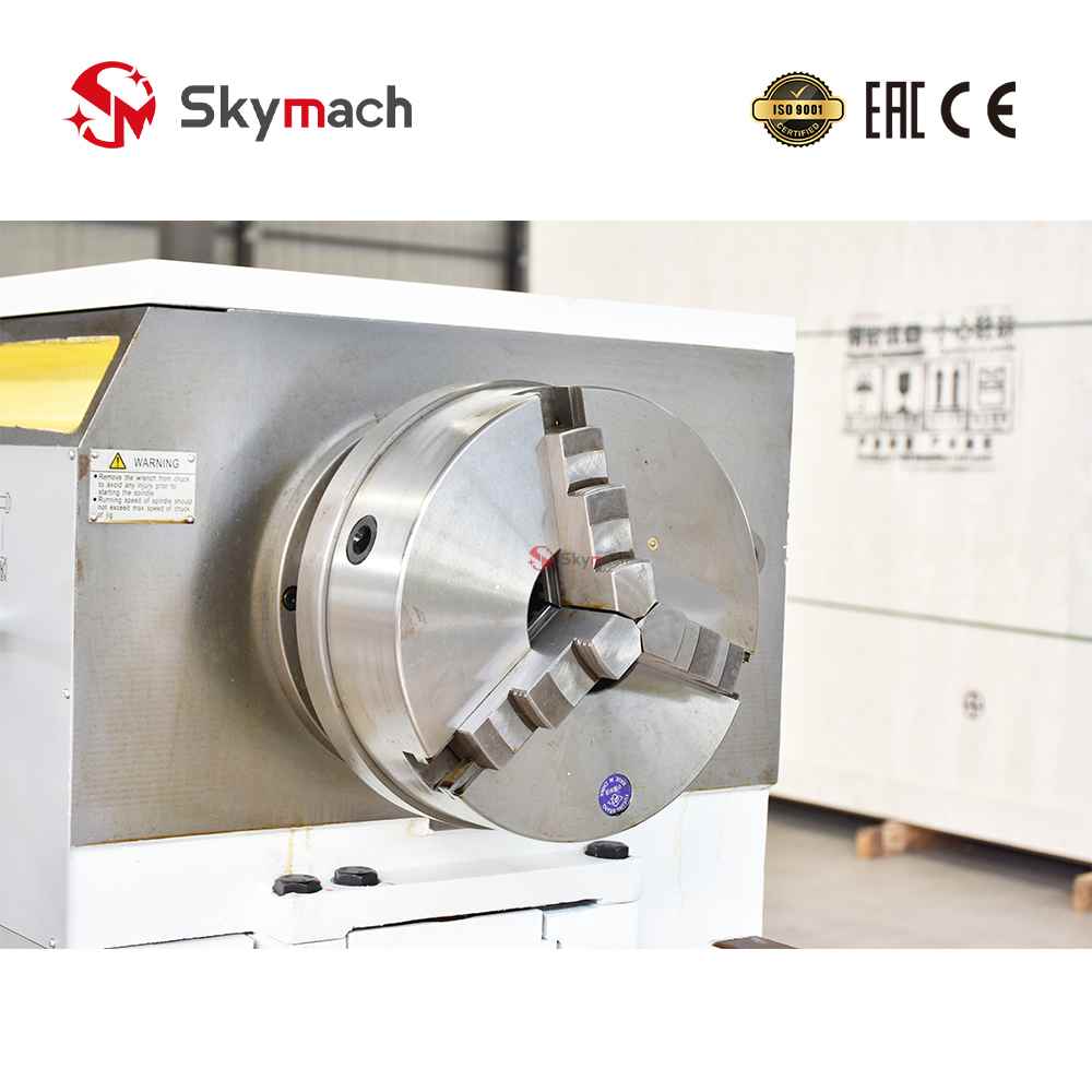 Production-ready CJ6250CX-3000 manual lathe with quick-change tool post.