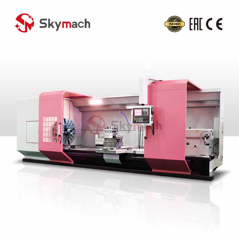 Productive CK61125CNC Lathe for high-volume machining. Offers high metal removal rates and optional automation for increased output.