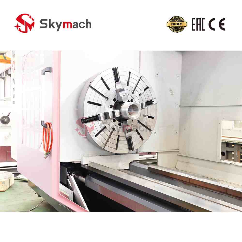 Productive CK61125CNC Lathe for high-volume machining. Offers high metal removal rates and optional automation for increased output.