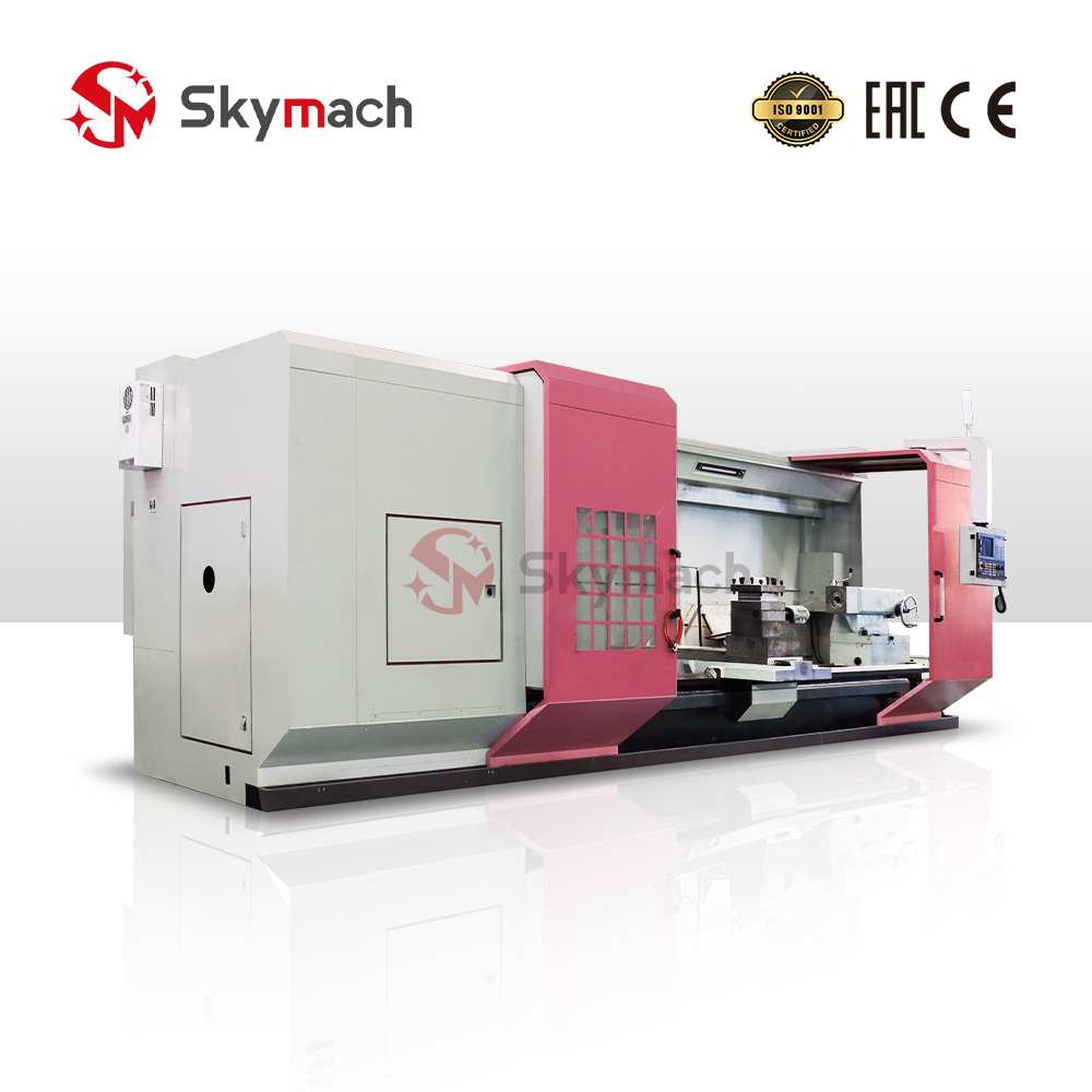 Productive CK61125CNC Lathe for high-volume machining. Offers high metal removal rates and optional automation for increased output.