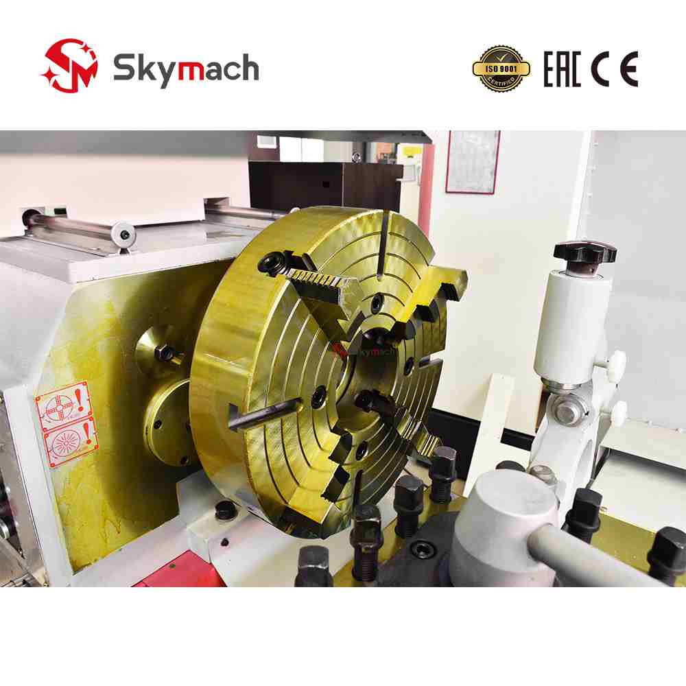 Professional-grade CW6263-1500 toolroom lathe with precision spindle bearings.