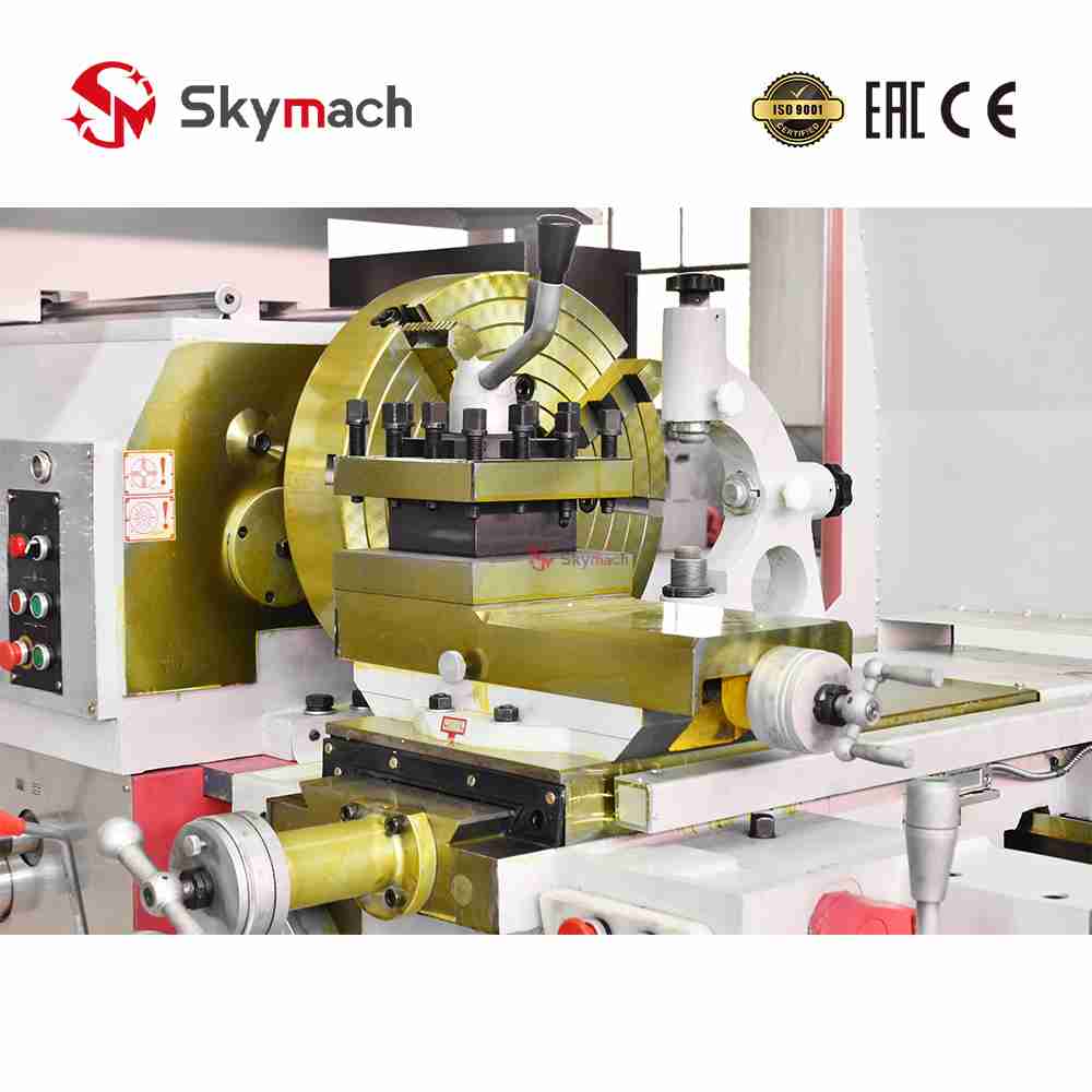 Professional-grade CW6263-1500 toolroom lathe with precision spindle bearings.