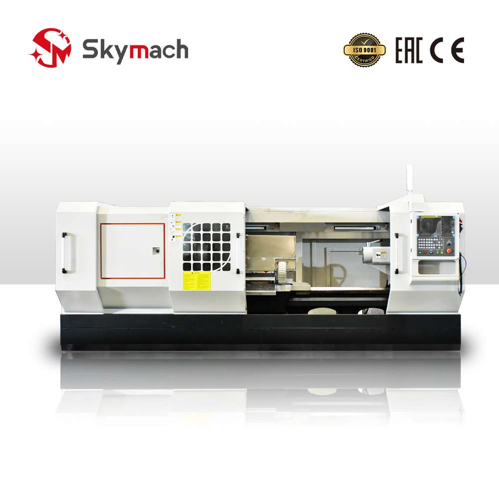 Durable Skymach QK1313 CNC Lathe with rigid construction. Built for long-term reliability in machining tough materials like steel and cast iron.