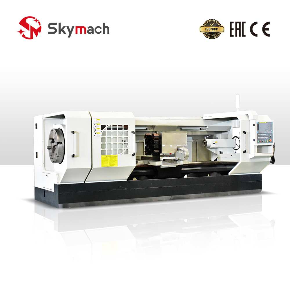 Durable Skymach QK1313 CNC Lathe with rigid construction. Built for long-term reliability in machining tough materials like steel and cast iron.