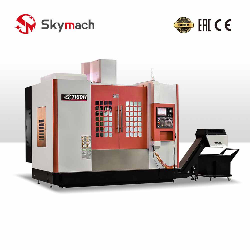 VMC1160H VMC optional with Fanuc, Siemens, Mitsubishi, KND, GSK, or HNC CNC controls.