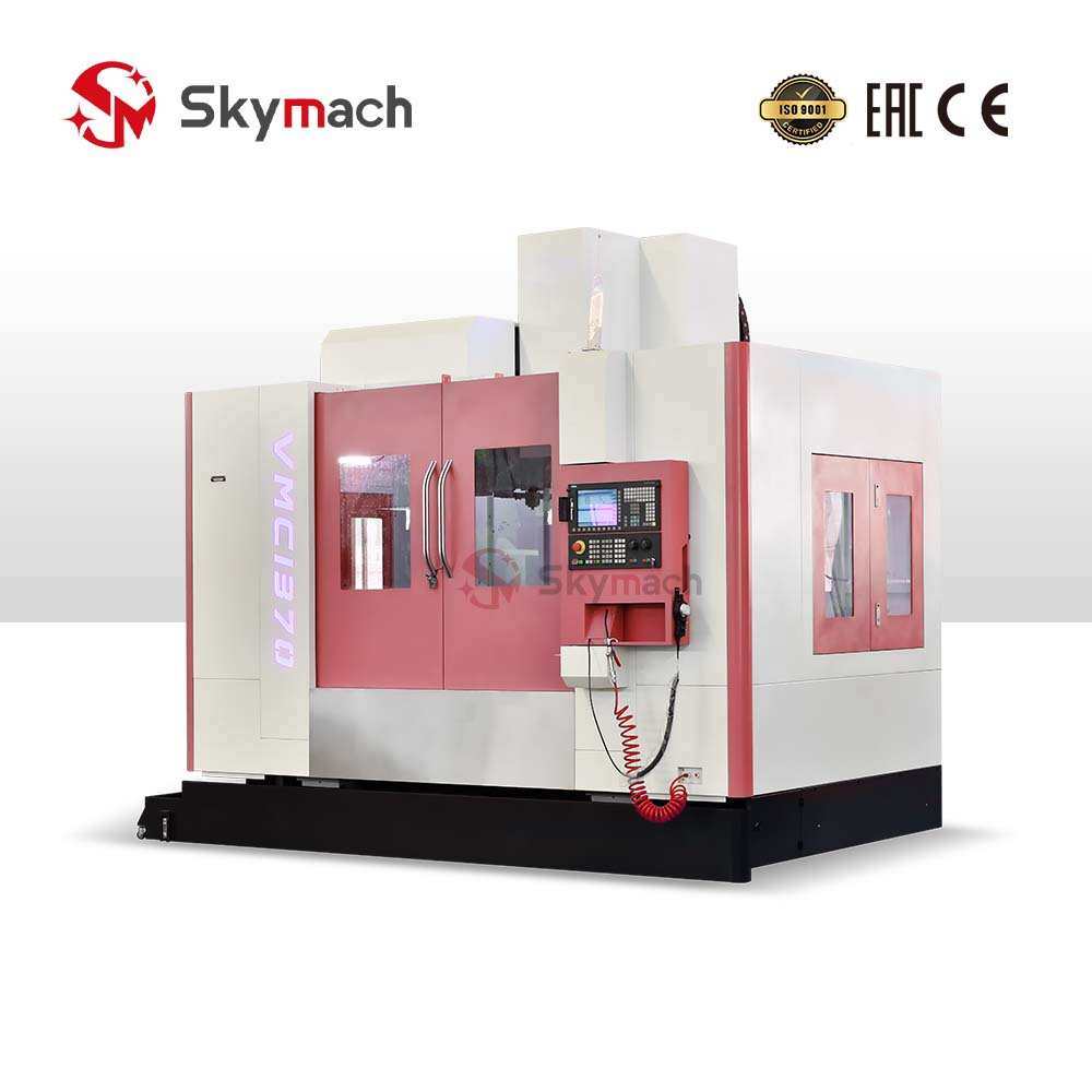 VMC1370Vertical Machining Center with Taiwan Spindle for Milling and Tapping.