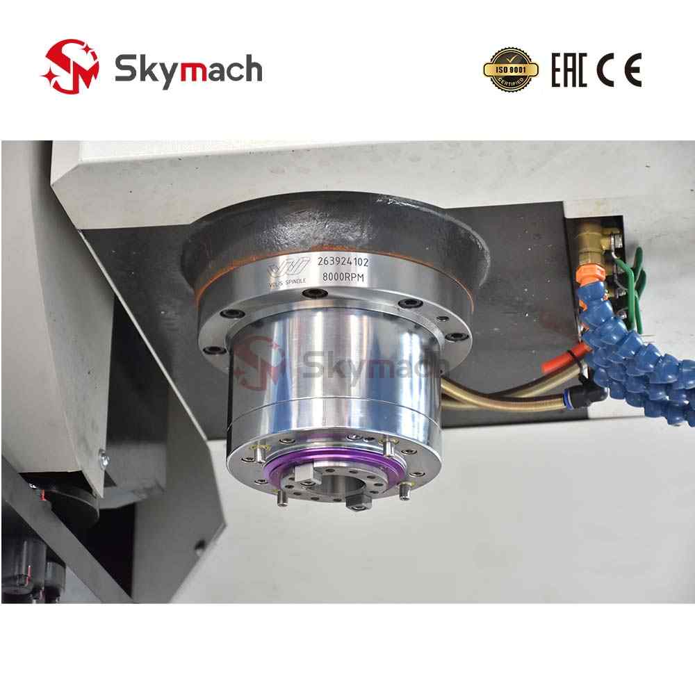 VMC1370Vertical Machining Center with Taiwan Spindle for Milling and Tapping.