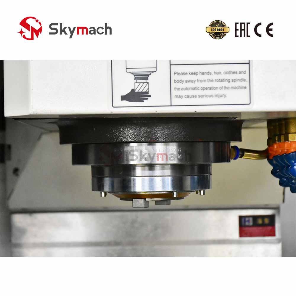 Skymach VMC850 CNC mill with optional Fanuc or Siemens control for precision metalworking.