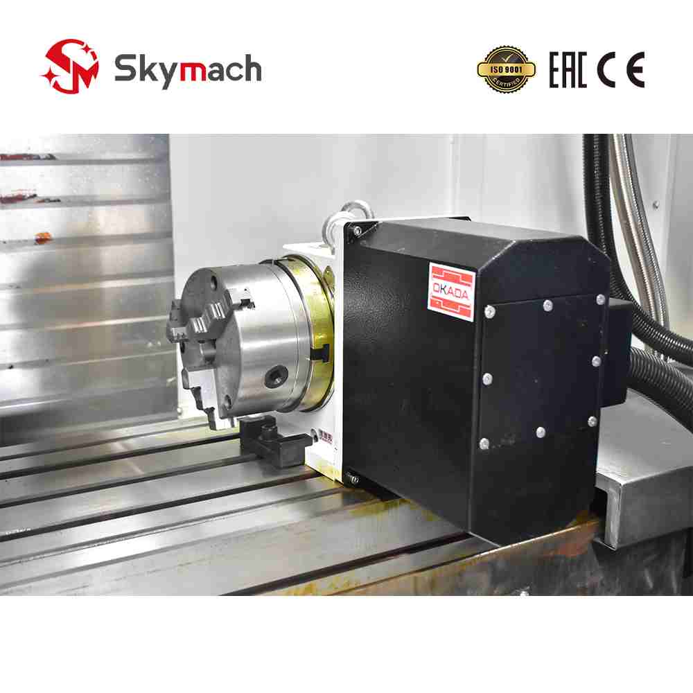 Skymach XH7136 VMC with multi-axis capability and optional CNC/color. Features a Taiwan spindle.