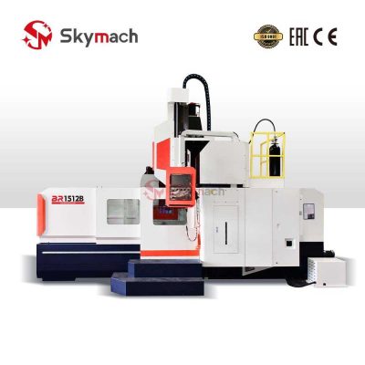 Industrial BR1512B gantry mill with vibration-damping monolithic cast iron construction.