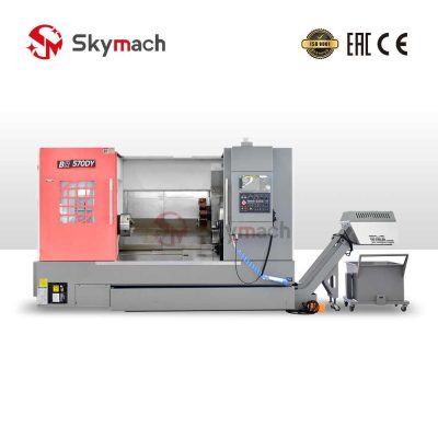Durable BR570DYslant bed CNC lathe built for long-term precision and reliability.
