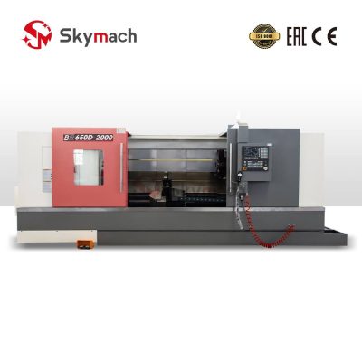 Heavy-duty BR650D slant bed lathe for challenging materials and large components.